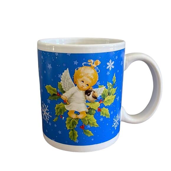 Other - Vintage Coffee Mug/Cup with Angels Houston Harvest